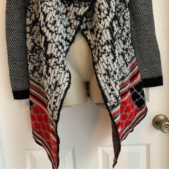 DESIGUAL by Christian Lacroix 46J2L12 Open Front Wrap Sweater Cardigan - Picture 10 of 15